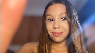 ASMR Examining amp Massaging your face💆🏽‍♀️Overlaying sounds [upl. by Laenahtan]