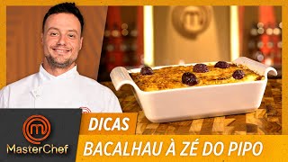 BACALHAU À ZÉ DO PIPO com Willian Peters  DICAS MASTERCHEF [upl. by Leinaj669]