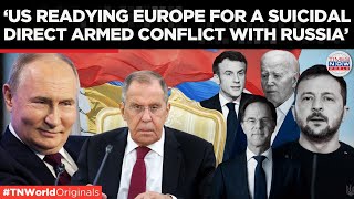 Lavrov Accuses West of Plotting ‘Suicidal’ European War with Russia if Kyiv Loses  Times Now World [upl. by Ignacius]