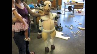 Full size robotic donkey puppet update [upl. by Amocat]