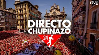 CHUPINAZO de SAN FERMÍN 2024 en DIRECTO [upl. by Enimrac]