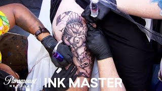 Tag Team Tattooing Elimination Official Sneak Peek  Ink Master Grudge Match Season 11 [upl. by Janka]