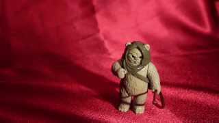 Vintage 80s LUMAT the Ewok Kenner Toys Star Wars Action Figure Review HD [upl. by Amieva205]