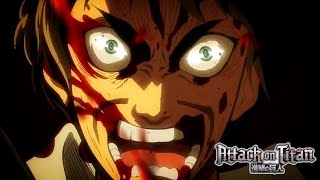 Eren Transforms To Fight The Female Titan  English Dub  Season 1 Episode 24 HQ [upl. by Capello]