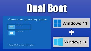 ✨How to Dual Boot Windows 11  Windows 10 to One DriveStepByStep [upl. by Aniale]