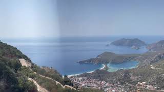 Oludeniz Cable car Babadag Fetiye TURKEY Wonderful 1900 Meter Teleferik [upl. by Epifano]