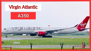 A330  A350 Takeoff Full Power  Virgin Atlantic STUNNING [upl. by Garibold]