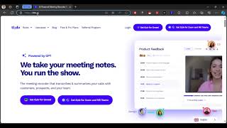 Tutorial cara menggunakan tldv  AI untuk merekam dan mencatatnotulensi meeting di Google Meet [upl. by Fitting]