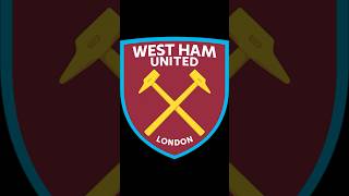 West ham united club logo historyfootball westhamunitednessumdormarioferdinand manchesterunited [upl. by Adnwahs]