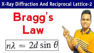 Braggs Law In Hindi  Braggs Equation  XRay Diffraction  Solid State Physics [upl. by Etiam]