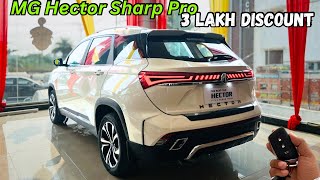 Bumper Discount 😍 MG Hector Sharp Pro Full Details Review ✅ Price amp Features ❤️ Features Loaded [upl. by Yelsnya]