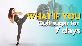 7 days No Sugar shocking results sugarfoodhealthdetoxdiabeteswellnessnutritionexercisefat [upl. by Krenn201]