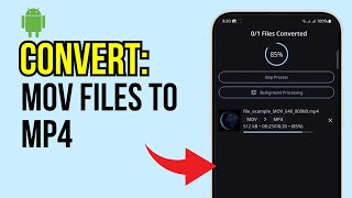 How To Convert MOV Files To MP4 [upl. by Htessil]