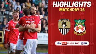 HIGHLIGHTS  Notts County vs Wrexham AFC [upl. by Bezanson]