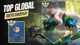 Top Global Odette Gameplay by aLoNeDarK  Mobile Legends Bang Bang [upl. by March]