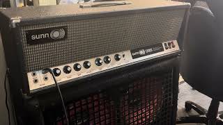 Sunn 1200s with wah amp distortion [upl. by Llieno]