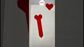 How to make origami heart bookmark  DIY Heart shape bookmark instructions  shortvideo shorts [upl. by Dralliw]