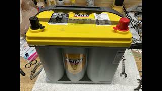 Nissan LEAF 12V Battery Replacement  Optima Yellowtop D51R [upl. by Enerod]