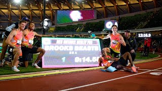 Brooks Beasts vs The Clock DMR World Record at Oregon Relays Cinematic Recap [upl. by Ytirahs]