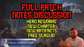 Full Patch Notes Discussion Zelus Gets A Great Buff And Daemon Could Be Great  Watcher of Realms [upl. by Arraeic]