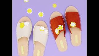 How to DIY Floral Espadrilles [upl. by Ydak]