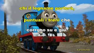 Karaoke  IL TRENINO THOMAS  Sigla con TESTO da Cartoonito [upl. by Vanessa948]