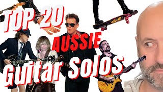 The 20 Greatest Australian Rock Guitar Solos of All Time [upl. by Lamarre]