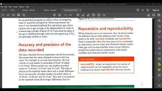 Accuracy and precision with variables [upl. by Nauqet]