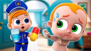 Oh no Baby amp Mommy Got Sick 💊  Take Care Little Baby 👶🏻🍼  ✨NEW Nursery Rhymes For Kids [upl. by Lebama]