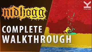 Nidhogg  COMPLETE Walkthrough  Gameplay [upl. by Yznil335]