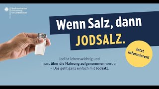 Pflanzlich essen mit Jodsalz  kurz erklärt [upl. by Einnahc]