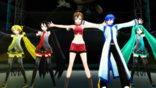 【MMD】Bakunyu Sentai Pai Ranger with Kaito【Project Diva Model Downloads】 [upl. by Pascoe]