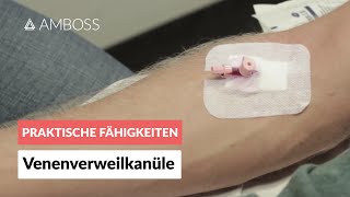 Legen einer Venenverweilkanüle peripherer venöser Zugang Viggo Flexüle Braunüle  AMBOSS Video [upl. by Certie310]