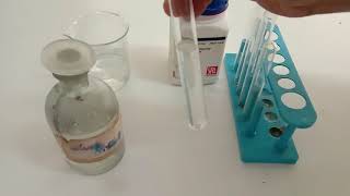 Chemistry Demo  Precipitation reaction between Silver nitrate and Sodium Chloride [upl. by Christopher769]