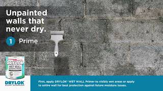 NEW DRYLOK® Wet Wall Bonding Primer [upl. by Yeneffit438]