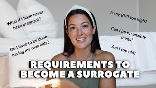 Requirements to Become a Surrogate [upl. by Anibla213]