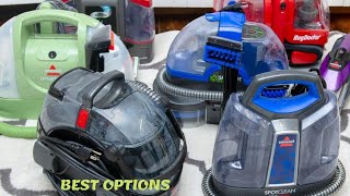 5 Portable Carpet Cleaning Machine – Bissell vs Hoover vs Rug Doctor [upl. by Kesia]