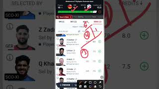 GER VS SCOXI  GER VS SCOXI Dream11 Prediction  GER VS SCOXI Dream11  GER VS SCOXI Today Match [upl. by Sondra]