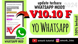 update yo whatsapp v1010 finale  versi terakhir 2024  yo whatsapp 2024 [upl. by Magas985]