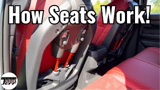 Demo  2024 Toyota Tacoma IsoDynamic Seats StepbyStep amp How to Work Them [upl. by Nnyllaf]