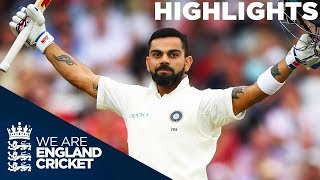 Kohlis Century Sees India Take Control  England v India 3rd Test Day 3 2018  Highlights [upl. by Lyford380]