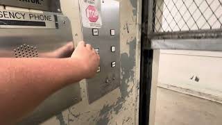 Montgomery traction freight elevator at Westmoreland Mall Greensburg PA [upl. by Marcile827]