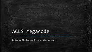 RHYTHM PRACTICE ACLS Rhythm and Tx Vtach [upl. by Mossolb]