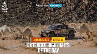 Extended highlights of Stage 11 presented by Aramco  Dakar2024 [upl. by Idok143]