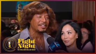 Terrence Howard CELEBRATES Taraji P Henson Friendship  E at FIGHT NIGHT  E News [upl. by Ellehcram716]