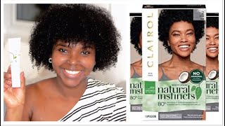 How I dye my natural hair at home DIY Colour with CLAIROL NATURAL INSTINCTS [upl. by Granger]