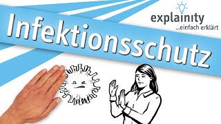 Infektionsschutz erklärt explainity®  Inhalt geprüft vom Vaccine Confidence Project am 24062021 [upl. by Serg]