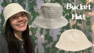 Quick amp Easy Crochet Bucket Hat Tutorial [upl. by Kola]