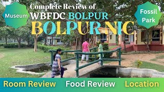 BOLPUR NIC Resort WBFDC  West Bengal Forest Development Corporation  Location Food Room Details [upl. by Kirch659]