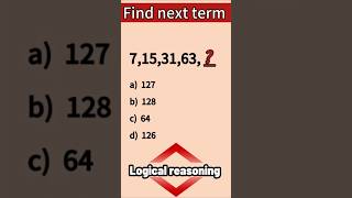 Find missing number youtubeshorts shorts maths series missing number [upl. by Grimaldi]